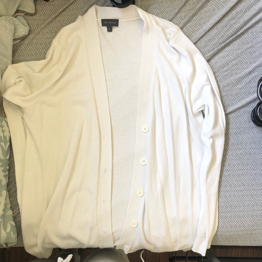 The Limited white Cardigan